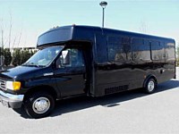 35 pass A Black International VIP Coach Bus - x