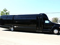 37-39 pass Black VIP Coach Bus - x