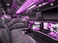 8-10 pass White MKT Limousine -Interior - MD
