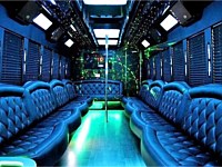 32 pass Silver Bullet Party Buses w/pole