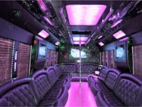 32 pass Silver Bullet Party Buses w/pole