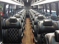 45 pass White VIP Executive Coach Bus - x