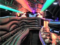 8-10 pass Black MKZ  Limousine - Interior - x
